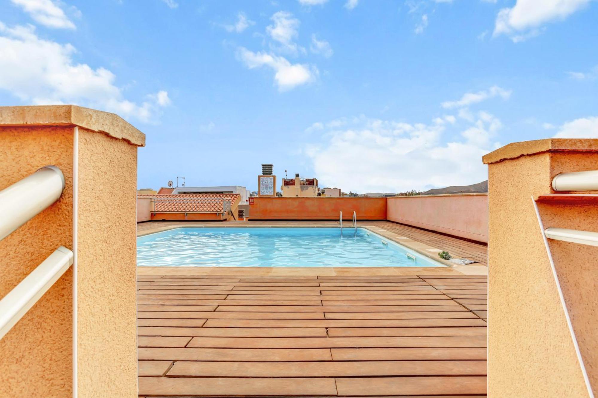 شقة Corralejo Ancla Pool On Roof Top المظهر الخارجي الصورة